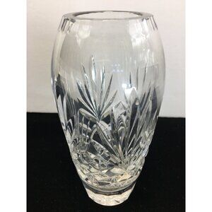 Miller Rogaska by Reed Lead Crystal Cut Glass Vase Art Decor 6.5'' Tall